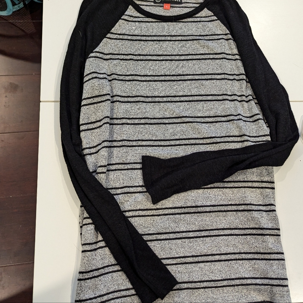 Women's Striped Raglan top